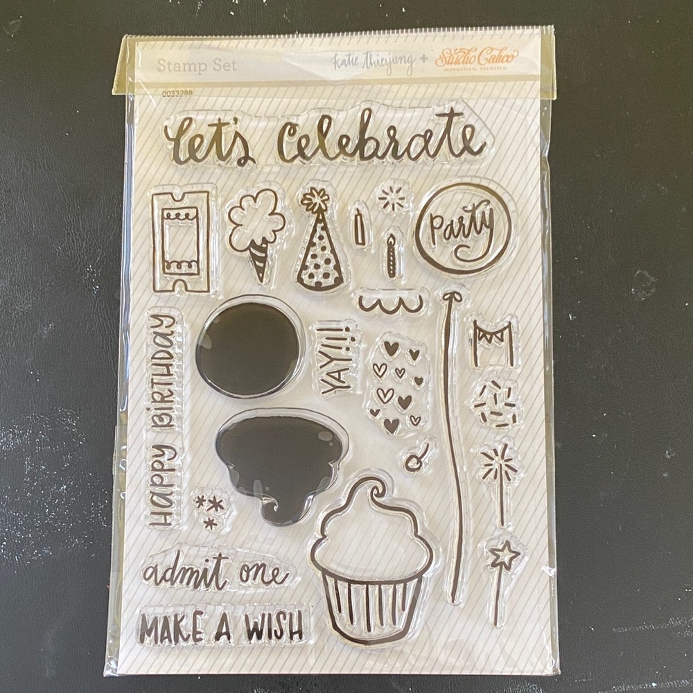 Let's Celebrate Stamp Set by - Black